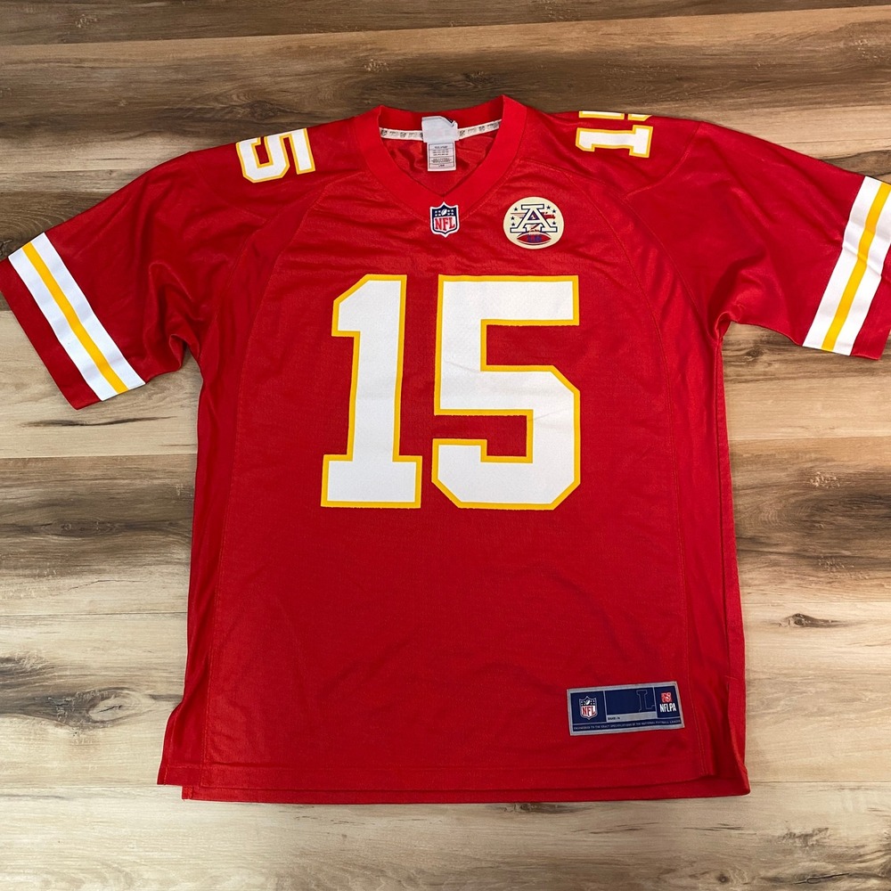 Patrick Mahomes Jersey Red Mens Large NFL Pro Line Kansas City Chiefs